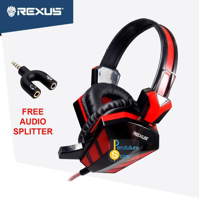 Jual Rexus Headset Gaming Vonix F22 FREE Splitter 200 Biru Shopee