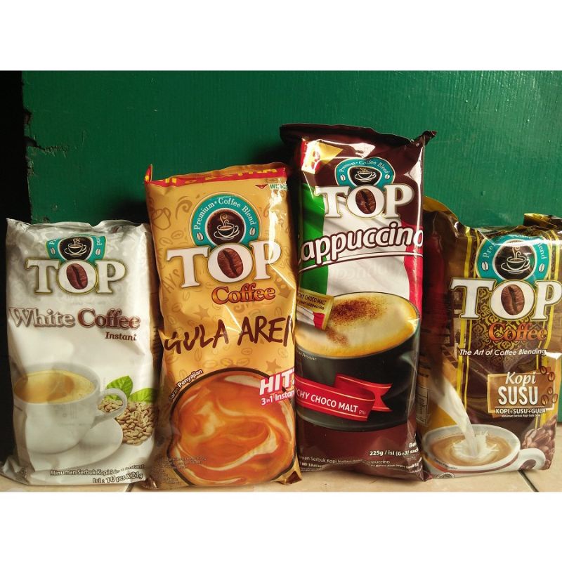 Jual Kopi Top White Coffee Gula Aren Cappucino Kopi Susu Shopee