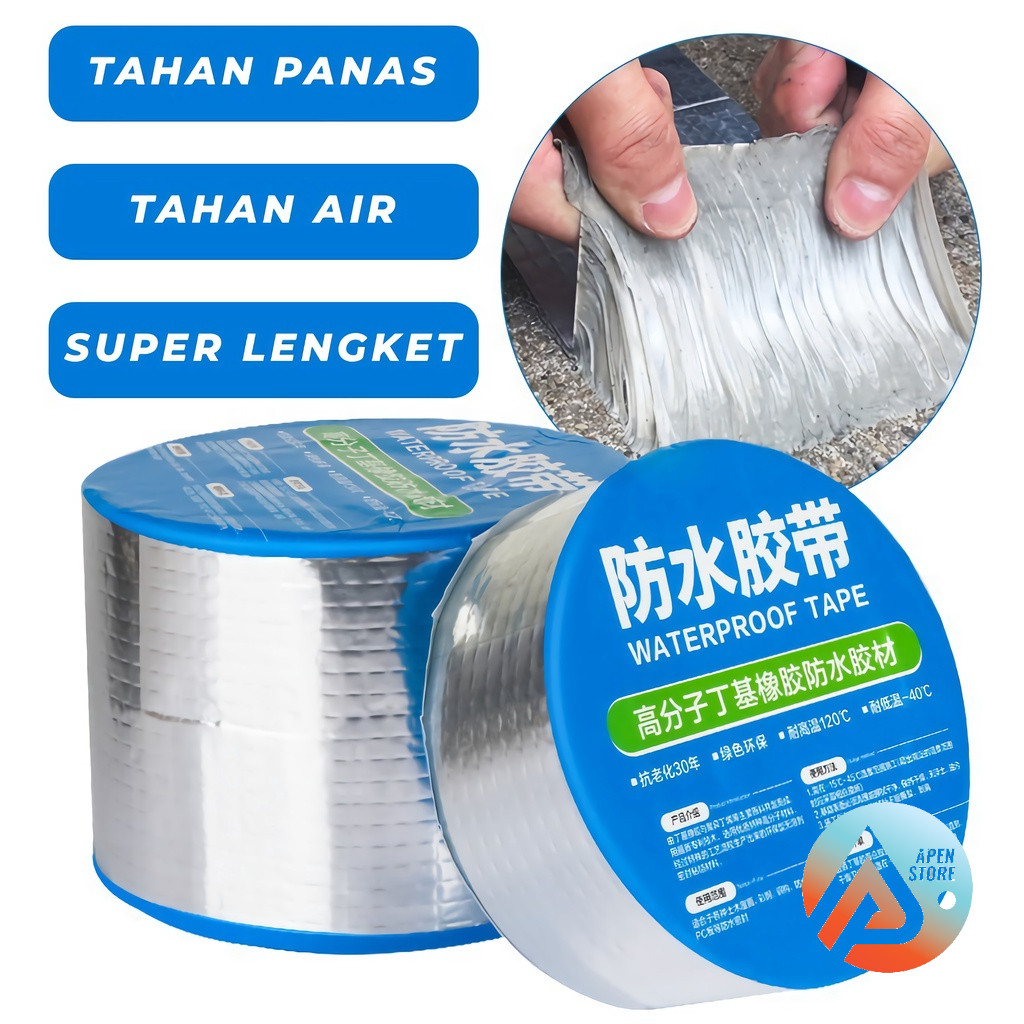 Jual Apen Lakban Anti Bocor Lem Super Kuat Anti Air Alumunium Foil