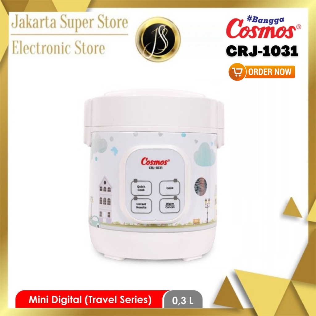 Jual COSMOS CRJ 1031 RICE COOKER DIGITAL MINI 4IN1 0 3 LITER Shopee