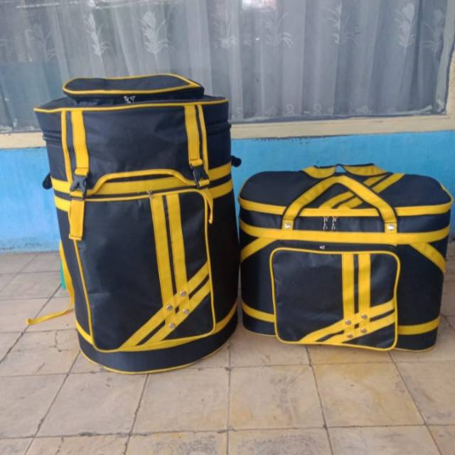 Jual Tas Kendang Rampak Tabung Strip Kuning Shopee Indonesia