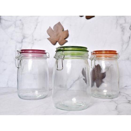 Jual Best Seller Hermetico Jar Ml Tutup Warna Toples Kaca Tutup