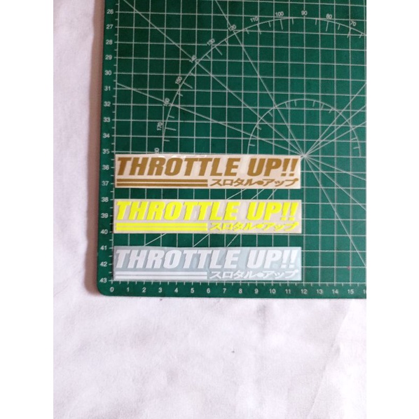 Jual Stiker Helm Throttle Up Shopee Indonesia