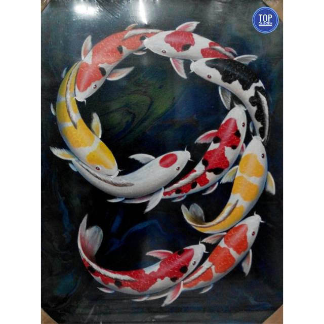 Jual Lukisan Ikan Koi Lukisan Feng Shui Lukisan Indah Lukisan