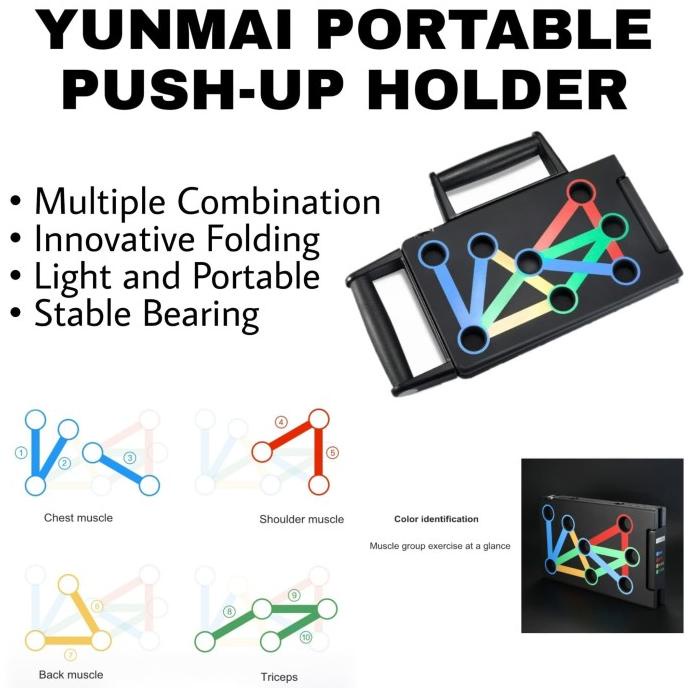 Jual Yunmai Portable Push Up Holder Push Up Board Shopee Indonesia