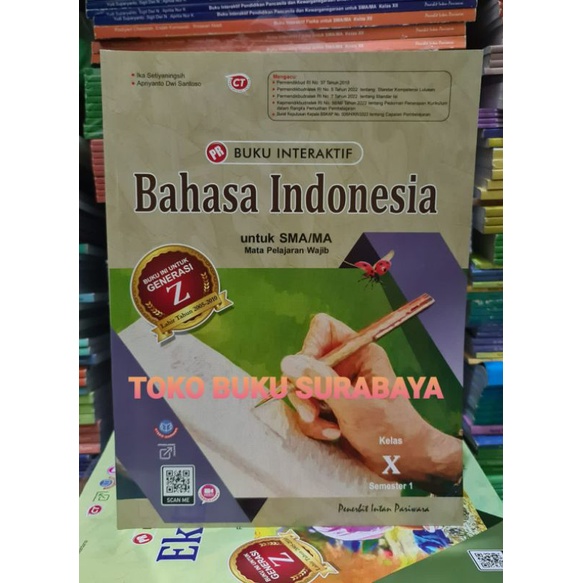 Jual Buku Lks Pr Interaktif Bahasa Indonesia Kelas X 10 Semester 1