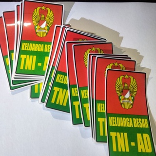 Jual Stiker Keluarga Besar Tni Ad Stiker Tentara Stiker Army Stiker