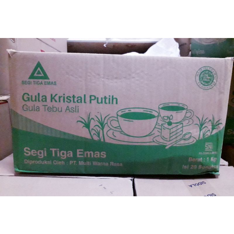 Jual Gula Pasir Segitiga Emas Perdus Kg X Pcs Shopee Indonesia