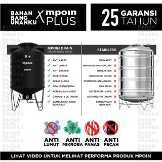 Jual Mpoin Plus L Drain Sni Tangki Air Tandon Air Toren Air Anti