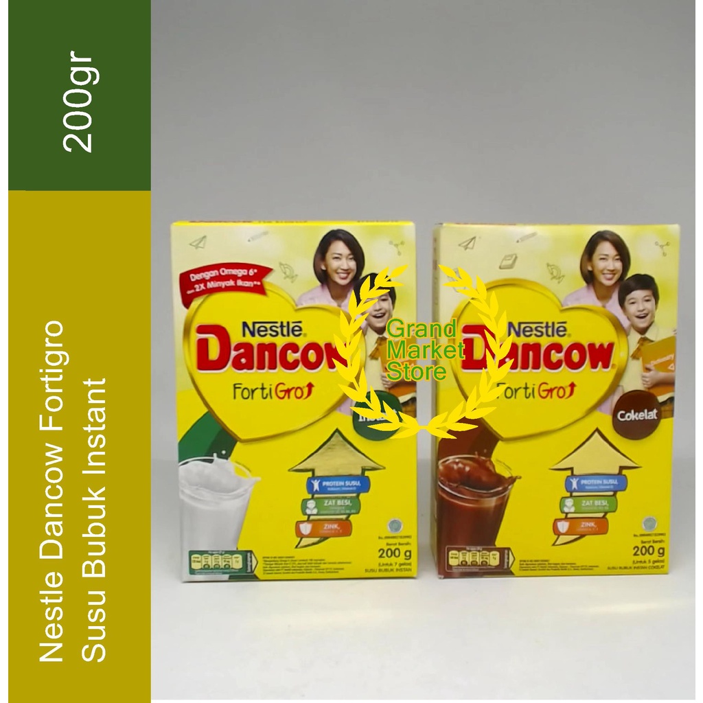 Jual Nestle Dancow Fortigro Susu Bubuk 200g Shopee Indonesia