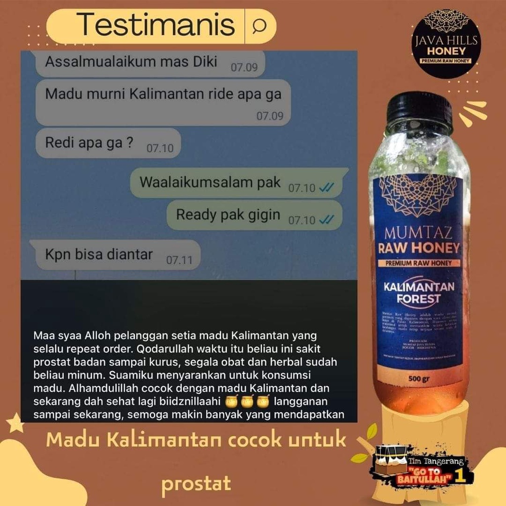 Jual Madu Kalimantan Asli Gr Kalimantan Forest Honey Java Hills