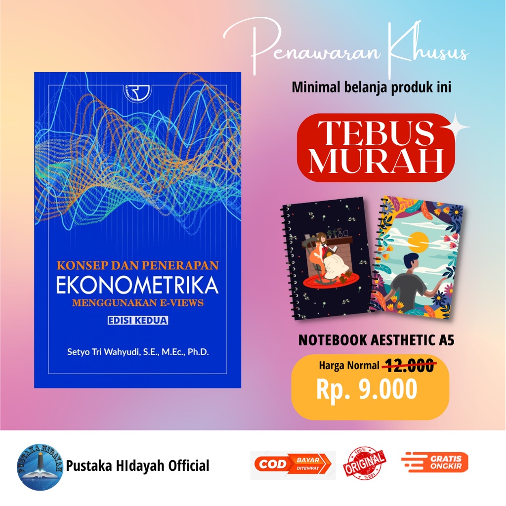 Jual Buku Konsep Dan Penerapan Ekonometrika Menggunakan E Views Edisi