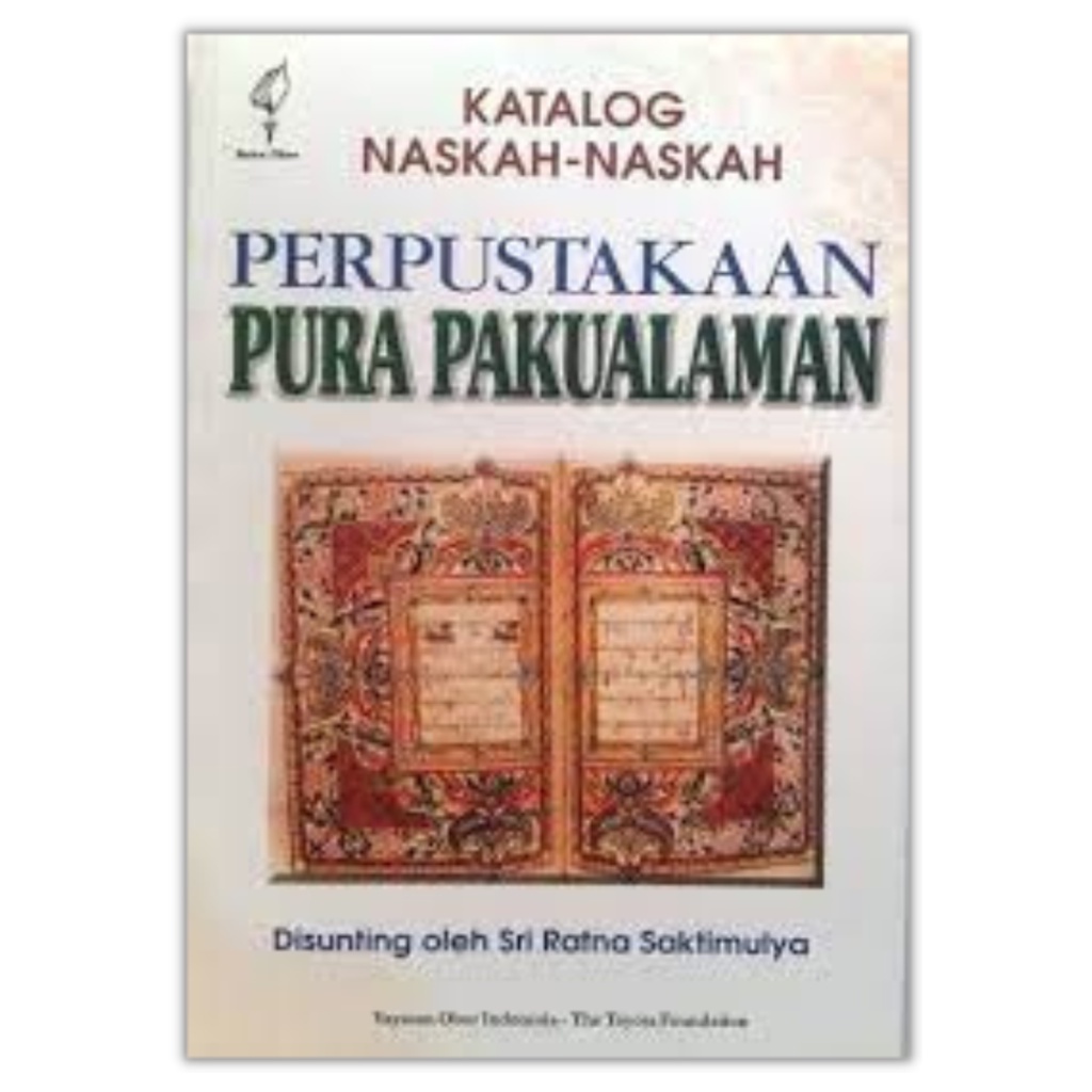 Jual Katalog Naskah Naskah Perpustakaan Pura Pakualaman Shopee