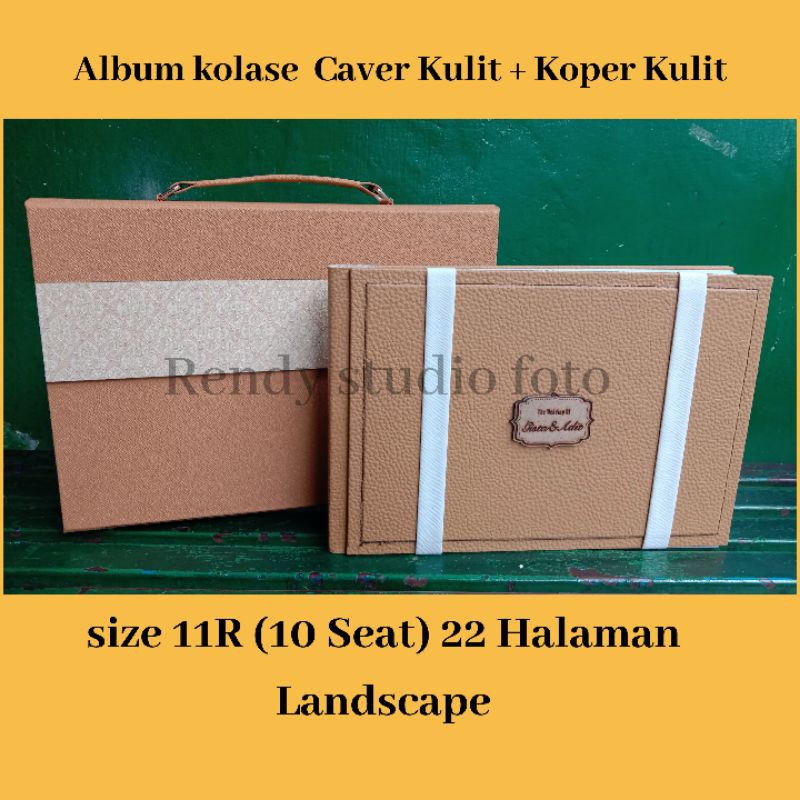 Jual Album Kolase Caver Kulit Cetak Edit 11R 10 Seat 22 Halaman