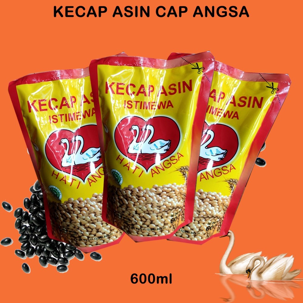 Jual HATI ANGSA KECAP ASIN REFILL 600ML Shopee Indonesia