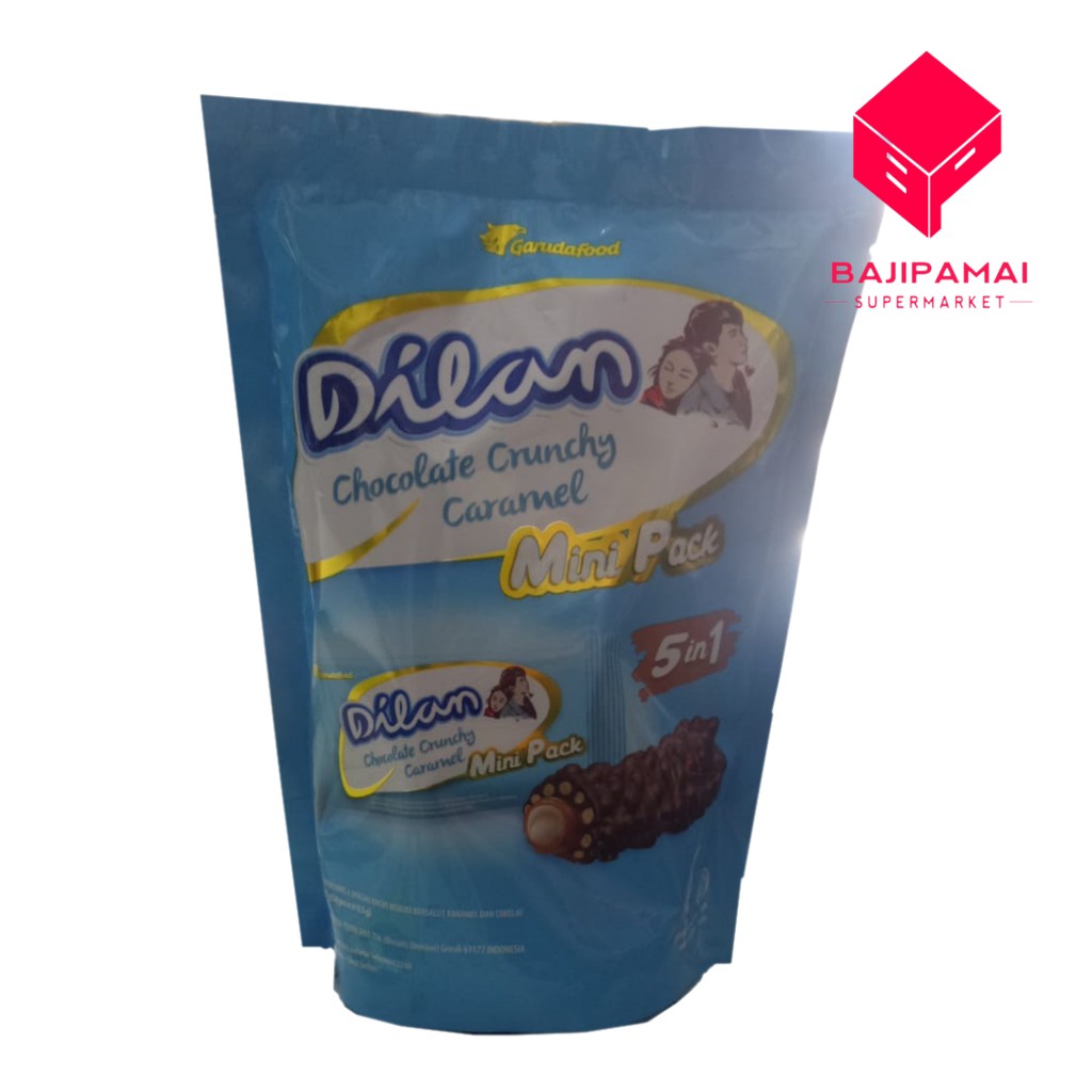 Jual Wafer Dilan Chocolate Crunchy Caramel Mini Pack Shopee Indonesia