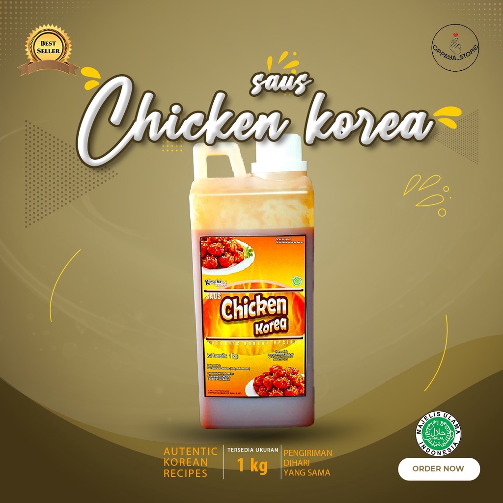 Jual Bumbu Saus Khas Korea Halal 1 Kg Masakan Korean Food Shopee