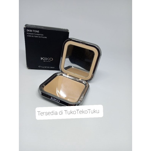 Jual Kiko Milano Skin Tone Powder Foundation Shopee Indonesia