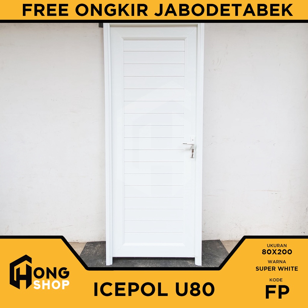 Jual Pintu Kamar Mandi Outdoor Upvc Icepol U X Shopee Indonesia