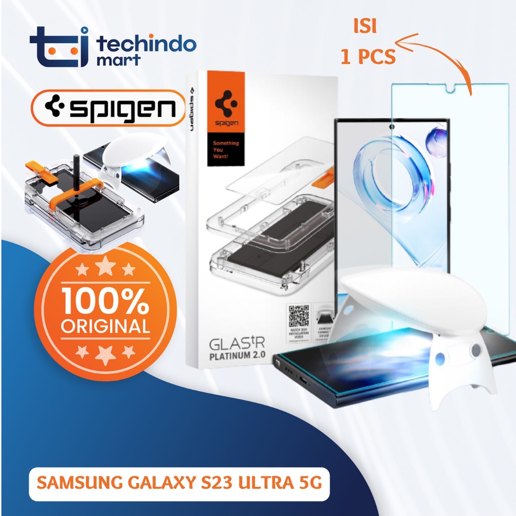 Jual Tempered Glass Uv Samsung Galaxy S Ultra G Spigen Platinum Tray