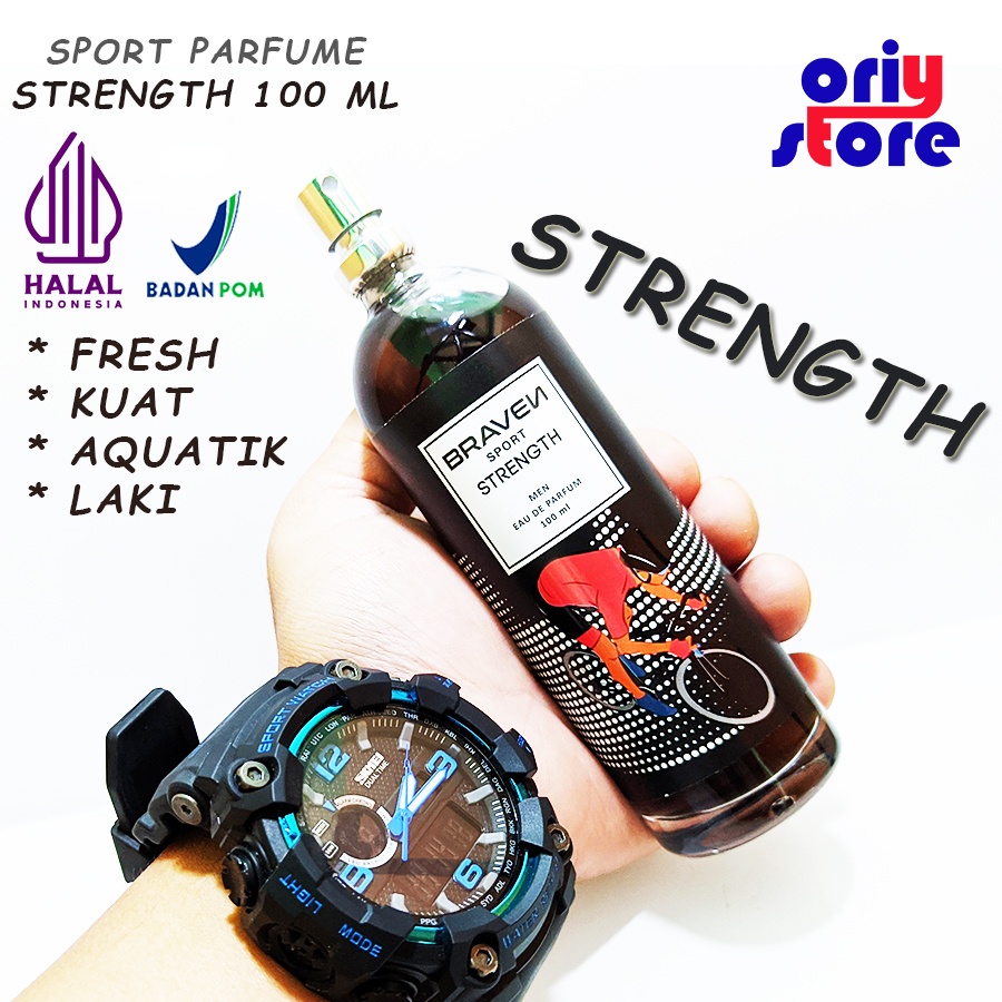 Jual Parfum Strength Pria Tahan Lama Parfum 100 Mili Parfum Segar Tahan