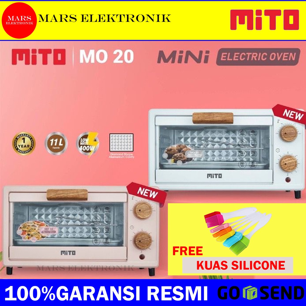 Jual OVEN MITO MO 20 11 LITER MINI MO 20 READY OVEN LISTRIK