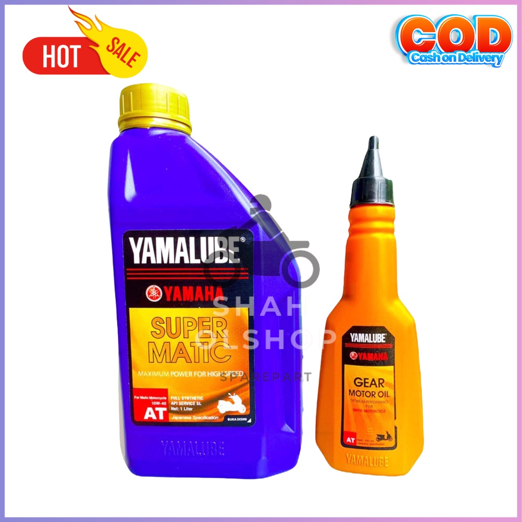 Jual Paket Oli Yamalube Super Matic L Dan Oli Gear Yamalube Ml