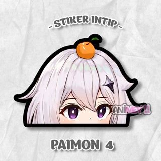 Jual Stiker Intip Paimon Genshin Impact Sticker Anime Waterproof