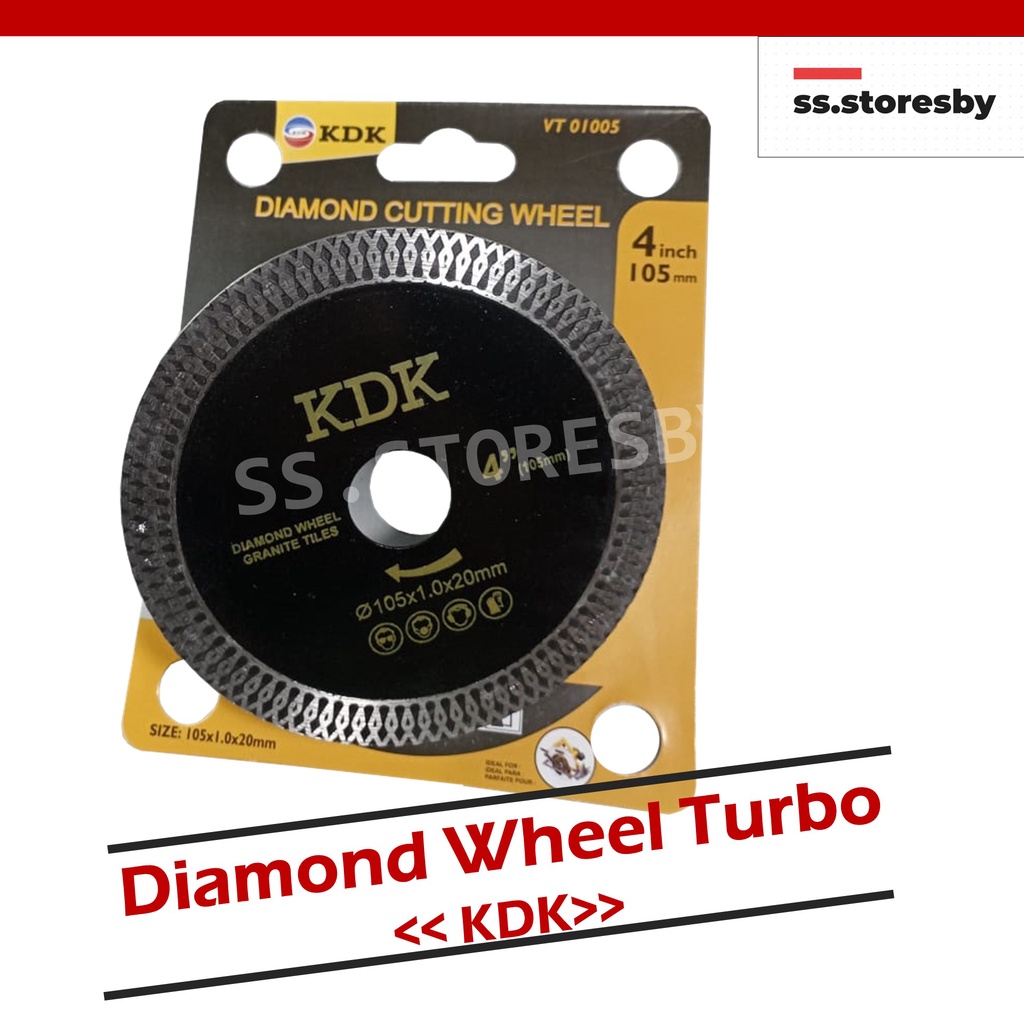 Jual Kdk Diamond Wheel Turbo Batik In Mata Potong Keramik Granit Mata