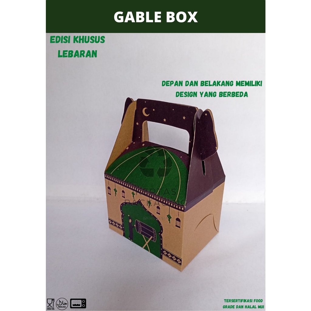 Jual Gable Box Lebaran Box Hampers Idul Fitri Parcel Hari Raya