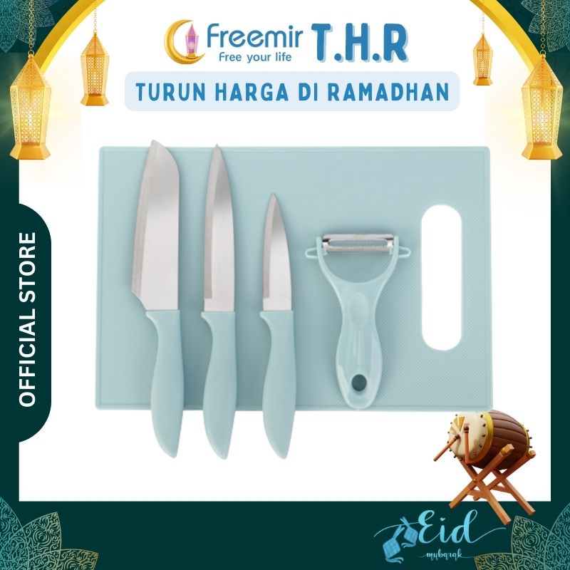 Jual Freemir Pcs Set Pisau Dapur Stainless Knife Anti Lengket Tajam