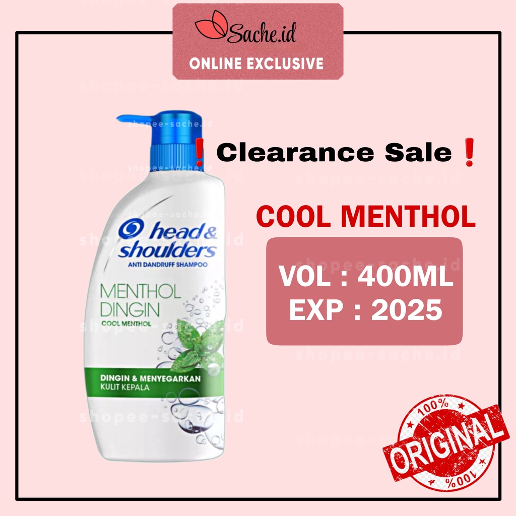 Jual Head Shoulders Shampoo Cool Menthol Ml Ml Shopee