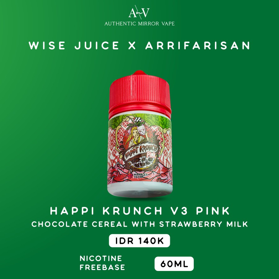 Jual Happi Krunch V3 60ML By Wise Juice X Ariffarisan LF Shopee