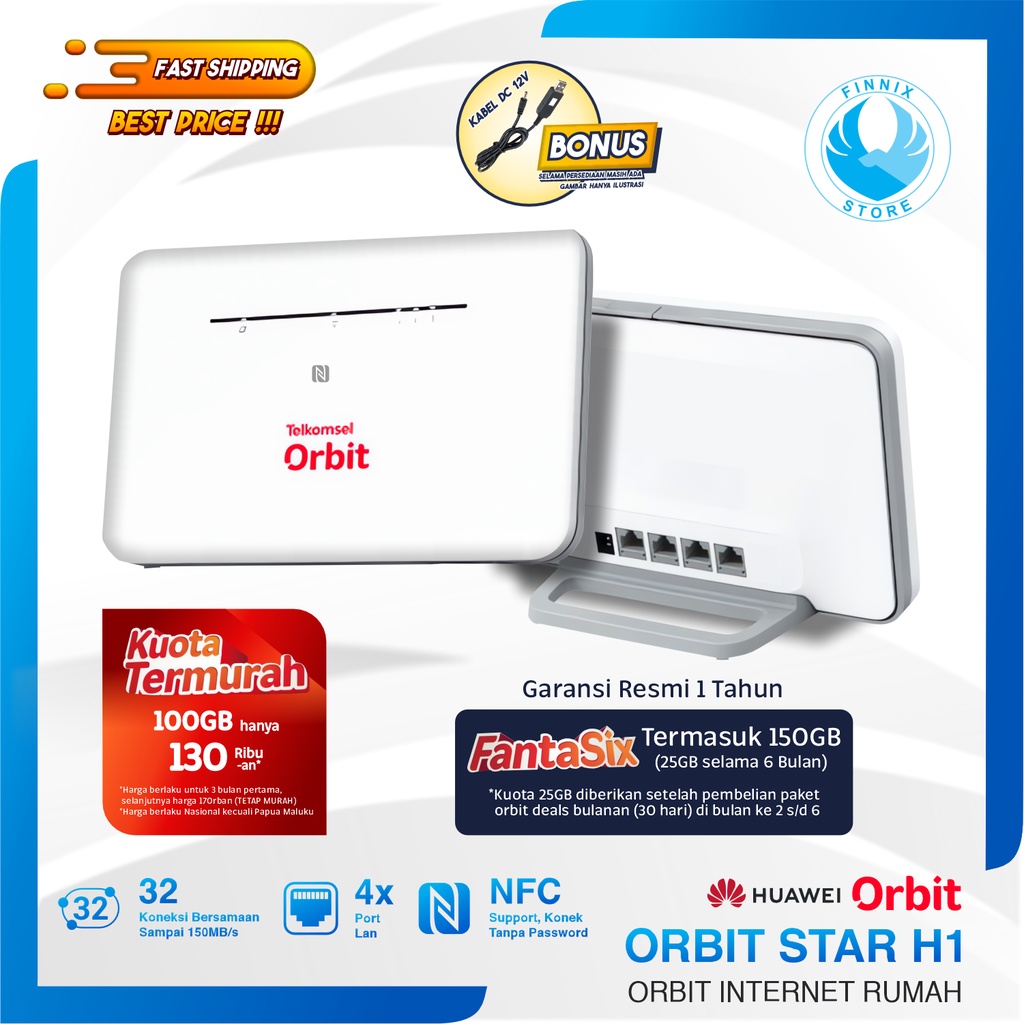 Jual Modem Router Huawei B311 B311B B312 Telkomsel Orbit Star 2