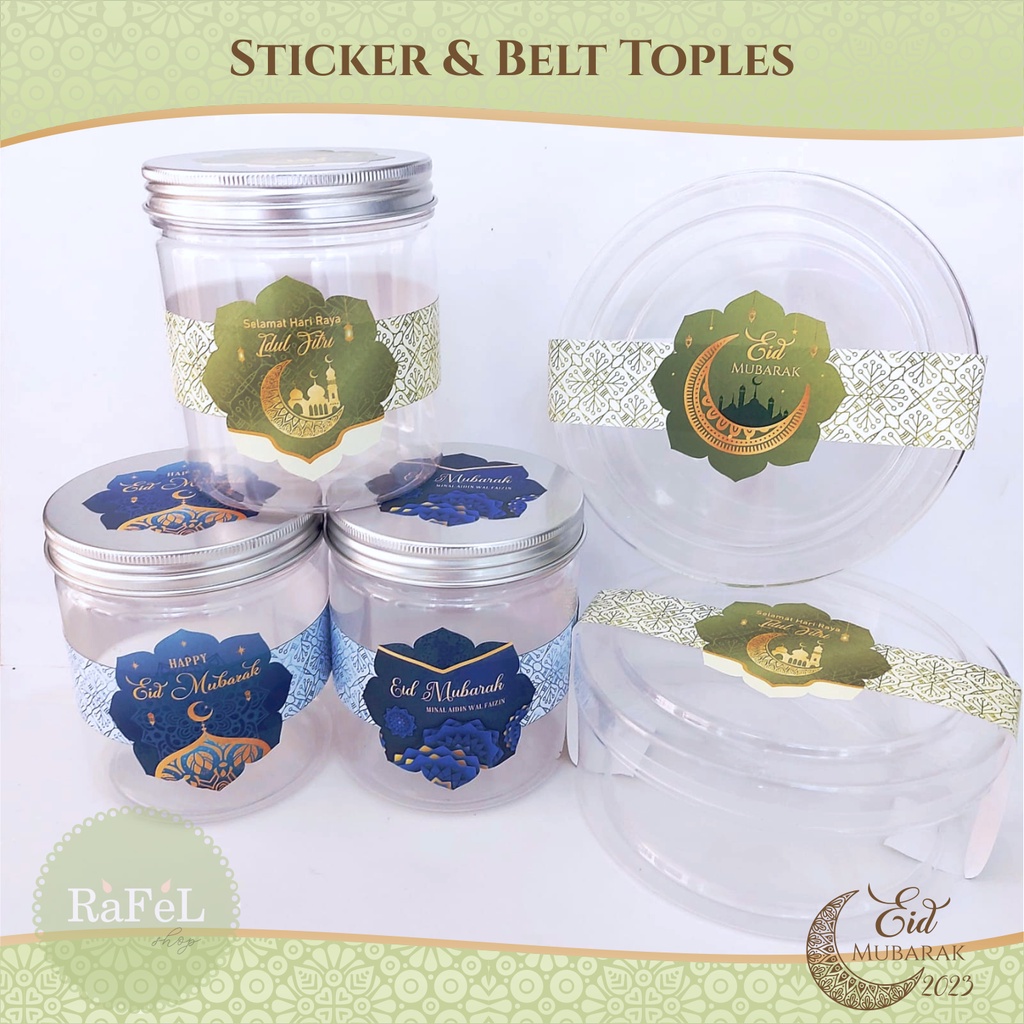 Jual Sticker Toples Belt Toples Kue Kering Cookies Stiker Label Lebaran