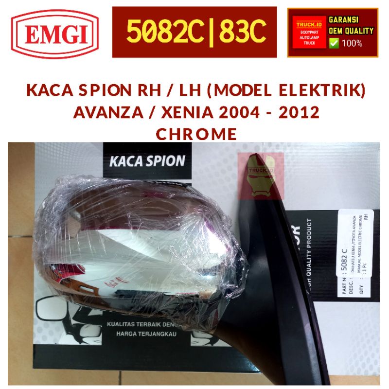 Jual SPION AVANZA XENIA 2004 2012 MODEL ELEKTRIK ELECTRIC CHROME RH