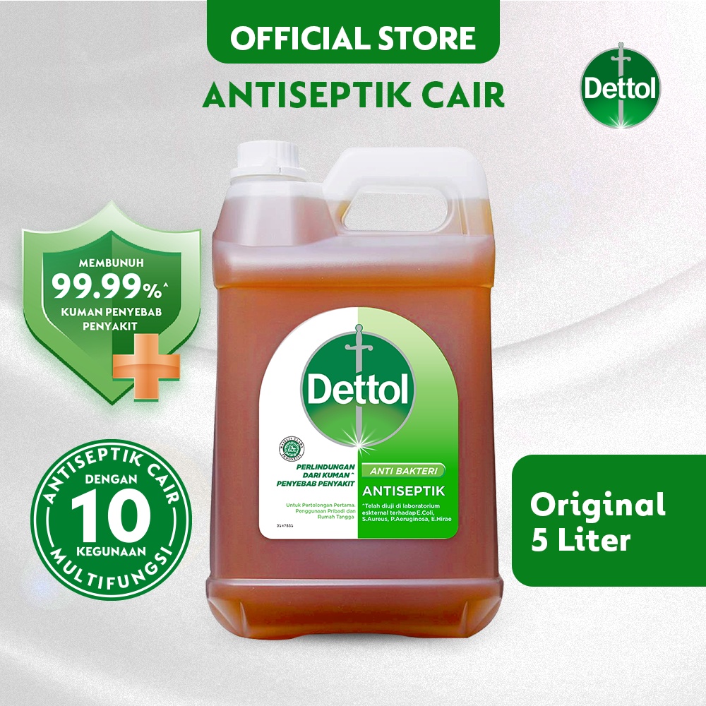 Jual Dettol Antiseptic Liquid 5 Liter Shopee Indonesia