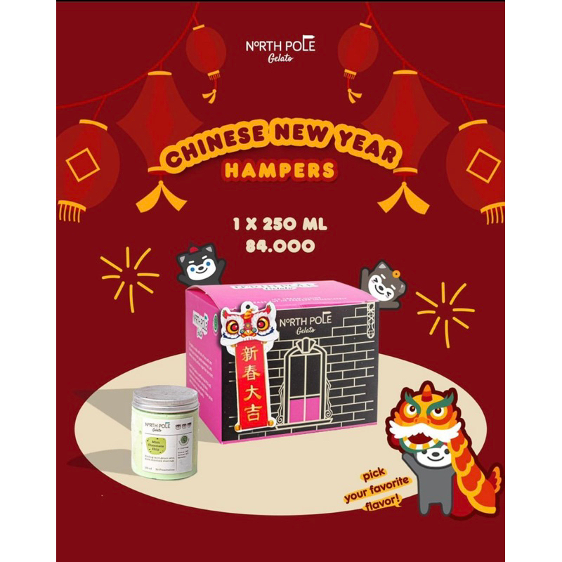 Jual North Pole Gelato X Ml Chinese New Year Hampers Cny Ice Cream