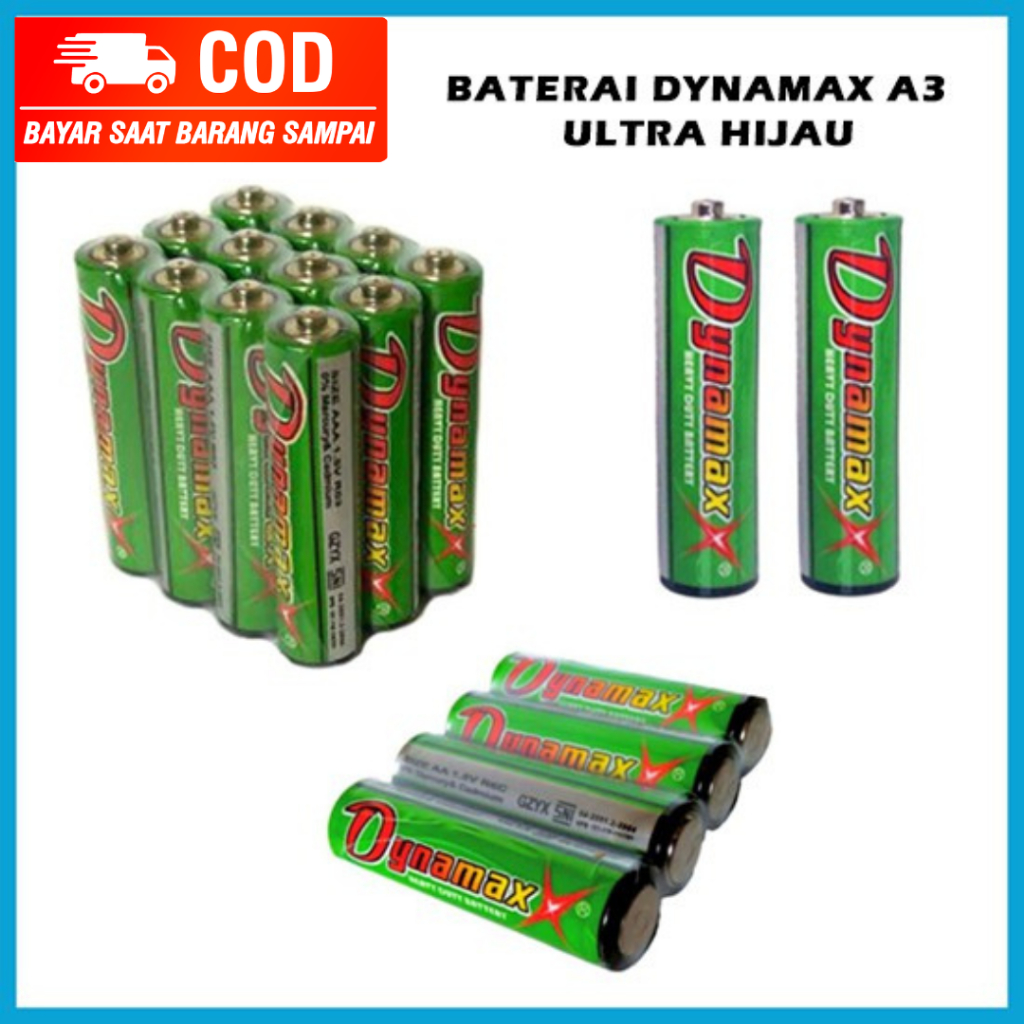 Jual Baterai Aaa A Dynamax Hijau Ultra Black Volt Baterry Power