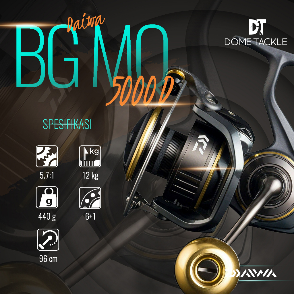 Jual Daiwa BG MQ ARK 2021 Reel Pancing 5000 D 6000 D 8000 H Reel