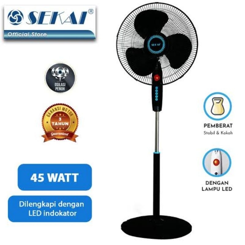 Jual Stand Fan Sekai Kipas Angin Berdiri Sekai Sfn Sfn