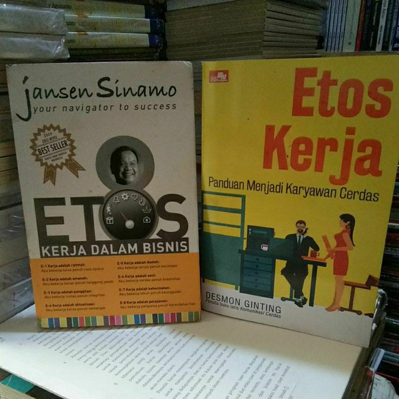 Jual Dua Buku ETOS KERJA Shopee Indonesia