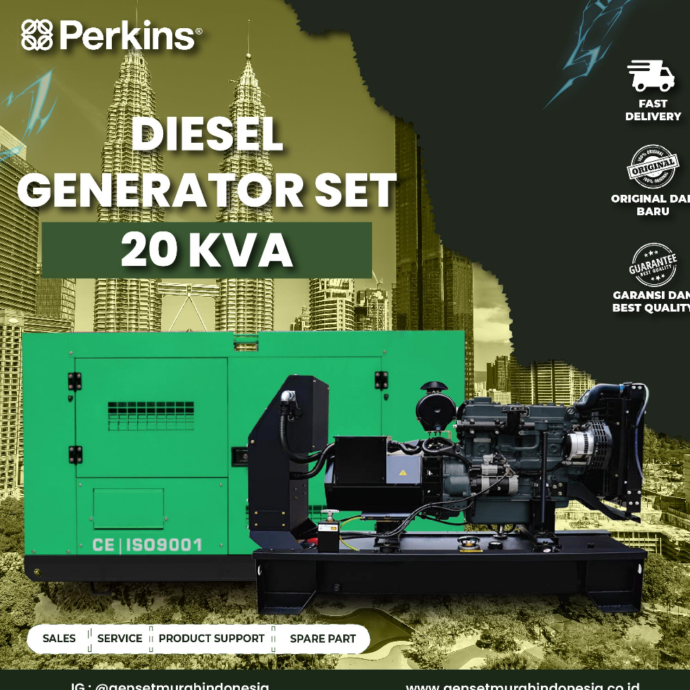 Jual Gmi Genset Perkins Kva Genset Murah Indonesia Shopee