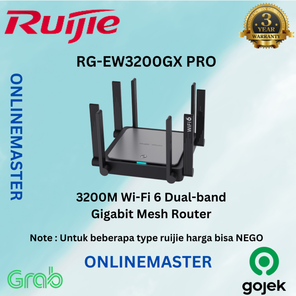 Jual Ruijie Rg Ew Gx Pro M Router Mesh Dual Band Gigabit Wi Fi