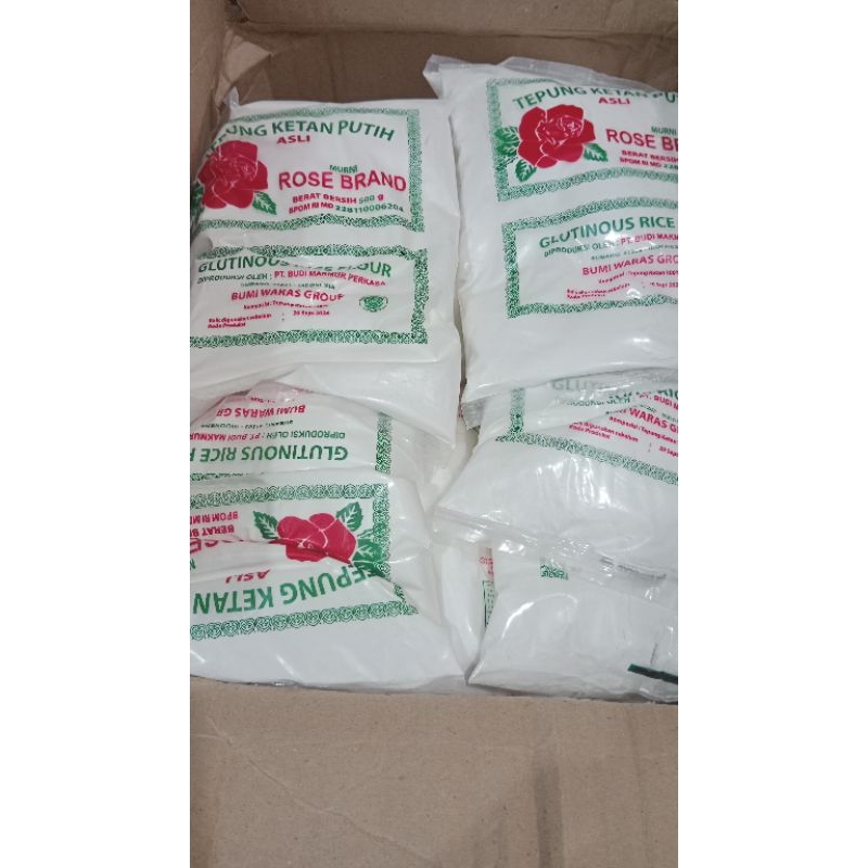 Jual Tepung Ketan Putih ROSE BRAND 500g Shopee Indonesia