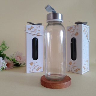 Jual Souvenir Botol Minum 300ml Botol Kaca Bening Botol Tumbler Infused