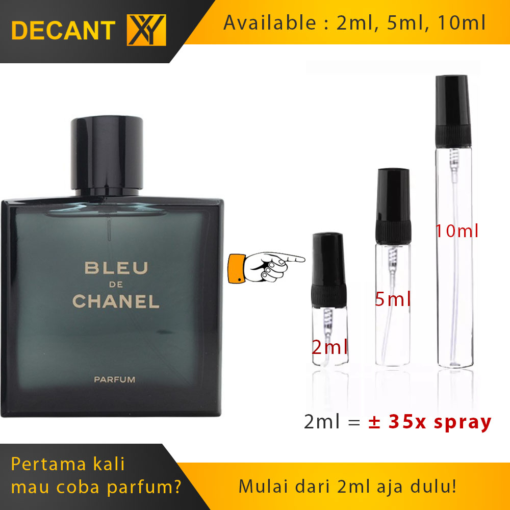 Jual Decant Parfum Chanel Bleu De Chanel Parfum Shopee Indonesia