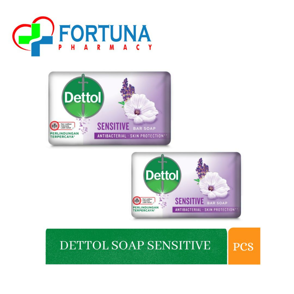 Jual Dettol Sabun Batang Anti Bakteri Sensitive Shopee Indonesia