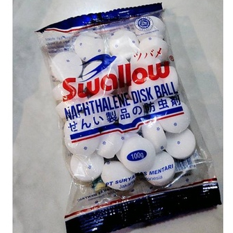 Jual Kamper Swallow Naphthalene Disk Ball 100 Gram Shopee Indonesia