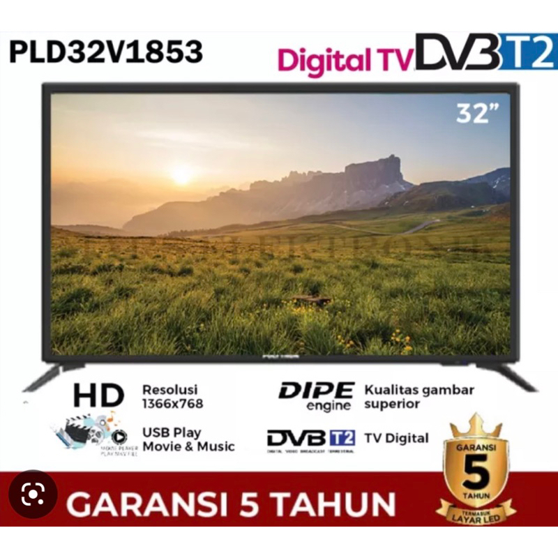 Jual Polytron Led Tv Inch Pld V Digital Shopee